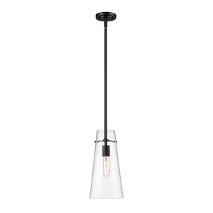 Kira - 1 Light Pendant In Industrial Style-13 Inches Tall and 6.5 Inches Wide - 1325495