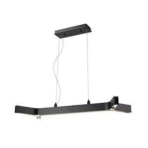 Arcano - 28W 1 LED Pendant in Urban Style - 17.75 Inches Wide by 3 Inches High