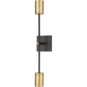 Calumet - 2 Light Wall Sconce In Architectural Style-24 Inches Tall and 4.5 Inches Wide - 1113057