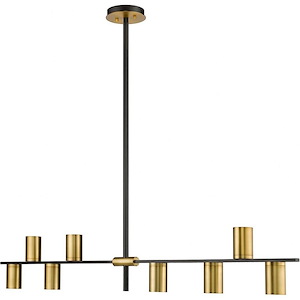Calumet - 8 Light Chandelier In Architectural Style-8 Inches Tall and 5 Inches Wide - 1113063