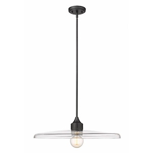 Paloma - 1 Light Pendant In Modern Style-6.75 Inches Tall and 24 Inches Wide - 1283339