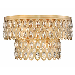 Dealey - 9 Light Flush Mount-12.25 Inches Tall and 20 Inches Wide