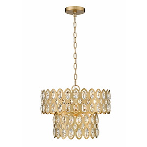 Dealey - 5 Light Pendant-12.25 Inches Tall and 15.75 Inches Wide