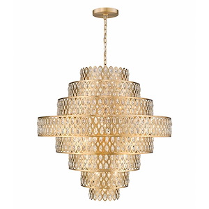 Dealey - 25 Light Pendant-43.75 Inches Tall and 44.75 Inches Wide