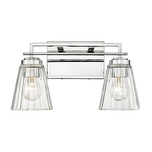 Lyna - 2 Light Bath Vanity-9 Inches Tall and 16 Inches Wide