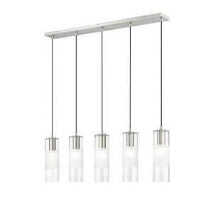 Alton - 5 Light Linear Chandelier In Contemporary Style-14.25 Inches Tall and 4.75 Inches Wide - 1325511