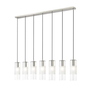 Alton - 7 Light Linear Chandelier In Contemporary Style-14.25 Inches Tall and 4.75 Inches Wide - 1325513