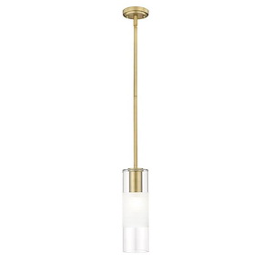 Alton - 1 Light Pendant In Contemporary Style-14.25 Inches Tall and 4.75 Inches Wide