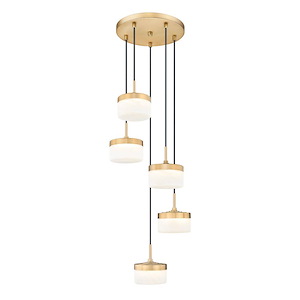 Renaud - 18W 5 LED Chandelier-5 Inch Tall and 15.75 Inch Wide - 1397157