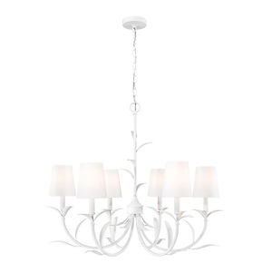 Aslin - 6 Light Chandelier-27.5 Inch Tall and 31 Inch Wide - 1397169