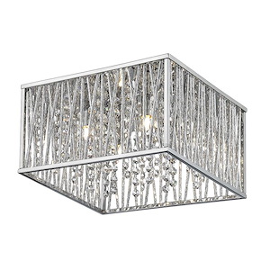 Terra - 4 Light Flush Mount in Metropolitan Style - 11.81 Inches Wide by 7.09 Inches High - 464662