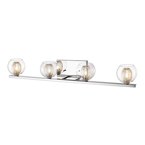 Auge - 4 Light Bath Vanity in Retro Style - 32.68 Inches Wide by 4.92 Inches High - 440435