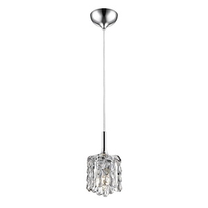 Tempest - 1 Light Mini Pendant in Seaside Style - 3.75 Inches Wide by 7.5 Inches High