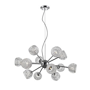 Laurentian - 12 Light Pendant in Seaside Style - 30 Inches Wide by 14.25 Inches High - 689226