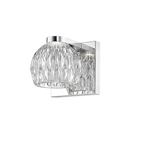 Laurentian - 5W 1 LED Wall Sconce in Seaside Style - 4.72 Inches Wide by 4.72 Inches High