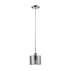 Sempter - 1 Light Pendant in Metropolitan Style - 6.25 Inches Wide by 6.75 Inches High