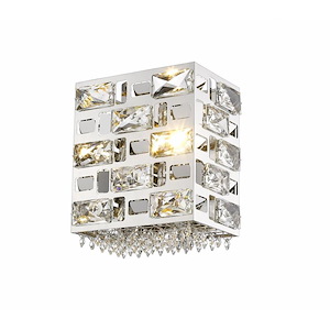 Aludra - 1 Light Wall Sconce in Metropolitan Style - 8 Inches Wide by 8.5 Inches High