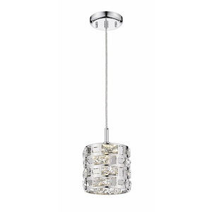 Aludra - 1 Light Mini Pendant in Contemporary Style - 6.5 Inches Wide by 8.75 Inches High