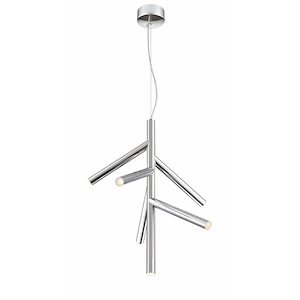 Forest - 30W 6 LED Pendant in Modern Style - 20.25 Inches Wide by 24.25 Inches High