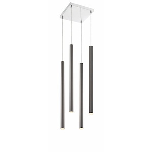 Forest - 70W 14 LED Island/Billiard in Modern Style - 16 Inches Wide by 24 Inches High