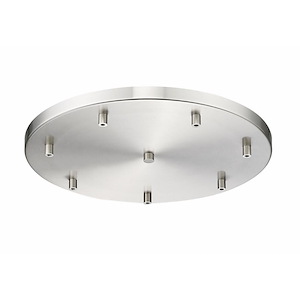 Accessory - 7 Light Round Ceiling Plate-1.5 Inches Tall and 18 Inches Wide