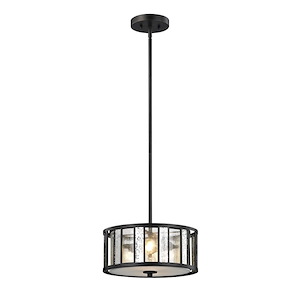 Juturna - 3 Light Pendant in Tiffany Style - 14 Inches Wide by 6 Inches High