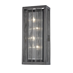 Meridional - 4 Light Wall Sconce in Craftsman Style - 4 Inches Wide by 18 Inches High