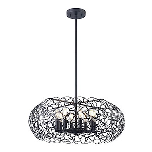 Helios - 8 Light Chandelier In Contemporary Style-8.75 Inches Tall and 22 Inches Wide