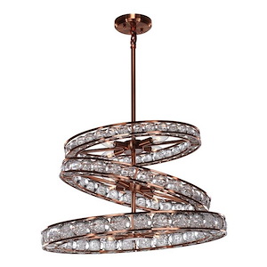 Imbrium - 12 Light Chandelier In Contemporary Style-15.75 Inches Tall and 23.25 Inches Wide - 1308729