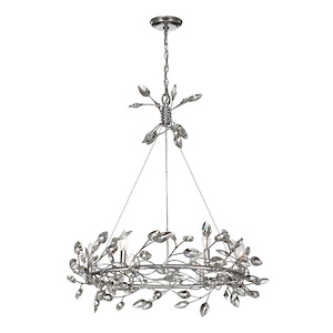 Misthaven - 6 Light Chandelier-36.25 Inches Tall and 30.75 Inches Wide - 1298023