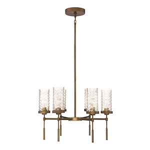 Triticus - 6 Light Chandelier-17.75 Inches Tall and 26 Inches Wide