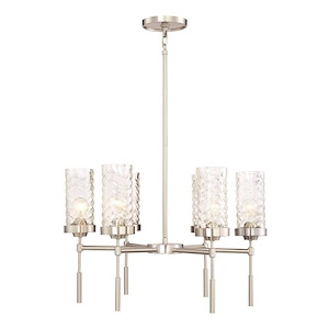 Triticus - 6 Light Chandelier-17.75 Inches Tall and 26 Inches Wide