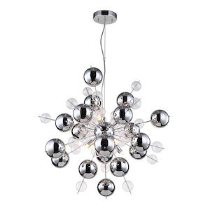 Proton - 8 Light Chandelier In Contemporary Style-22.75 Inches Tall and 24.38 Inches Wide
