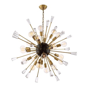 Muse - 24 Light Chandelier In Contemporary Style-42 Inches Tall and 40.13 Inches Wide