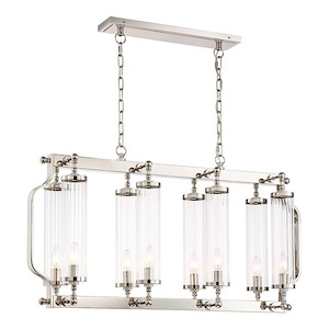 Regis - 8 Light Chandelier In Contemporary Style-22 Inches Tall and 10 Inches Wide - 1308758