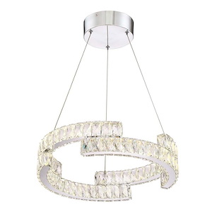 Shift - 48W 4 LED Chandelier In Contemporary Style-5 Inches Tall and 19.63 Inches Wide - 1298048