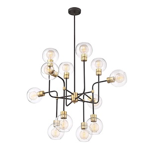 Pierre - 12 Light Chandelier In Contemporary Style-29.25 Inches Tall and 43 Inches Wide