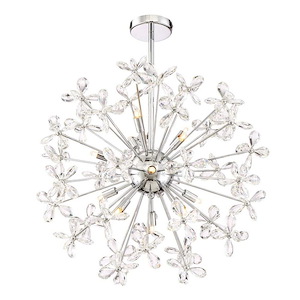 Adelle - 12 Light Chandelier In Contemporary Style-26 Inches Tall and 24.3 Inches Wide