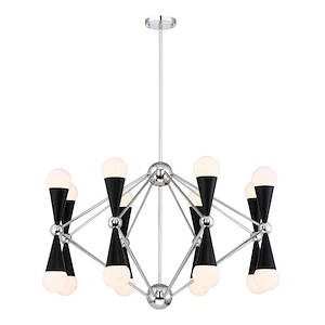Crosby - 16 Light Chandelier In Contemporary Style-22.38 Inches Tall and 36 Inches Wide - 1298035