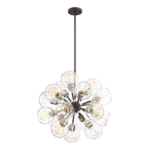 Pierre - 18 Light Chandelier In Contemporary Style-21.25 Inches Tall and 24.5 Inches Wide
