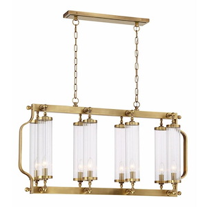 Regis - 8 Light Chandelier In Contemporary Style-22 Inches Tall and 10 Inches Wide
