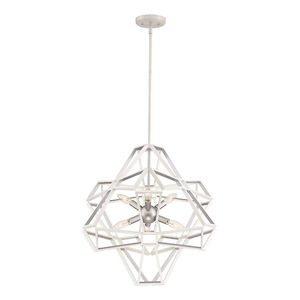 Unity - 6 Light Chandelier In Contemporary Style-22.5 Inches Tall and 22.75 Inches Wide - 1298056