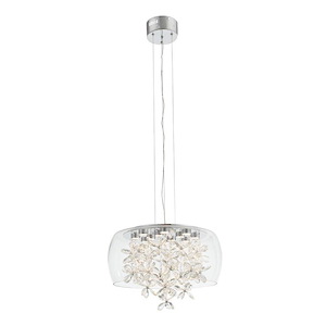 Destiny - 35W 12 LED Chandelier In Contemporary Style-20 Inches Tall and 19.7 Inches Wide