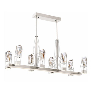 Gem - 94.1W 8 LED Chandelier In Contemporary Style-19.4 Inches Tall and 18 Inches Wide