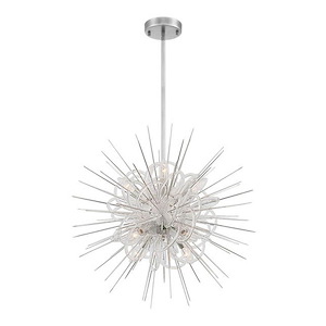 Flare - 8 Light Chandelier In Contemporary Style-24 Inches Tall and 24 Inches Wide