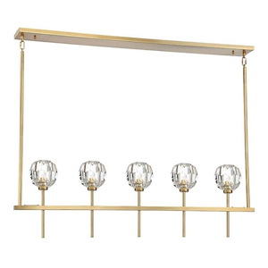 Parisian - 5 Light Chandelier In Contemporary Style-13.5 Inches Tall and 5.38 Inches Wide