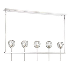 Parisian - 5 Light Chandelier In Contemporary Style-13.5 Inches Tall and 5.38 Inches Wide - 1298066