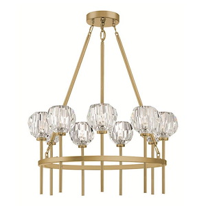 Parisian - 9 Light Chandelier In Contemporary Style-13.88 Inches Tall and 25.75 Inches Wide - 1308807