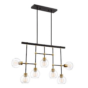Pierre - 7 Light Chandelier In Contemporary Style-25.5 Inches Tall and 5 Inches Wide