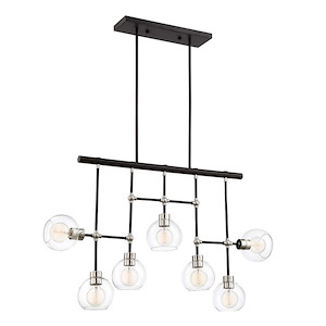 Pierre - 7 Light Chandelier In Contemporary Style-25.5 Inches Tall and 5 Inches Wide - 1298072